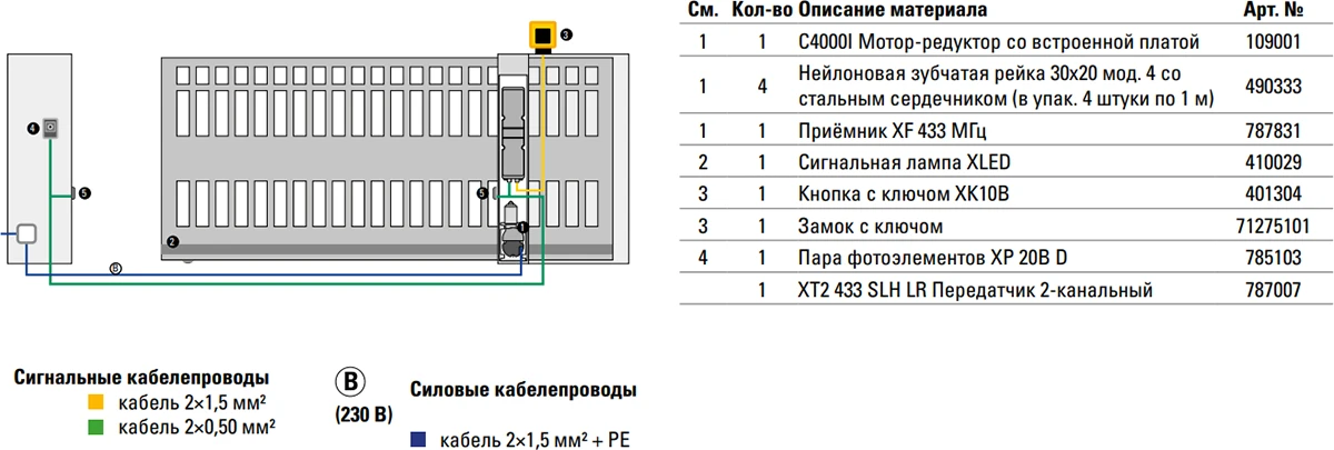 Типовая схема установки